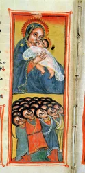 W.916 fol.12v Madonna és gyermeke